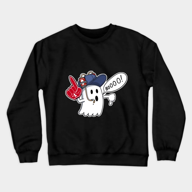 Disapproval of Ghost Sports Fan Crewneck Sweatshirt by DugglDesigns